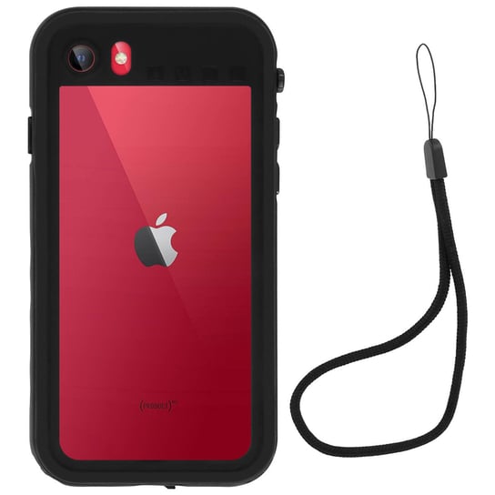 Etui ochronne iPhone SE 2020/8/7 Wodoodporne 2m i wstrząsoodporne Czarne Avizar