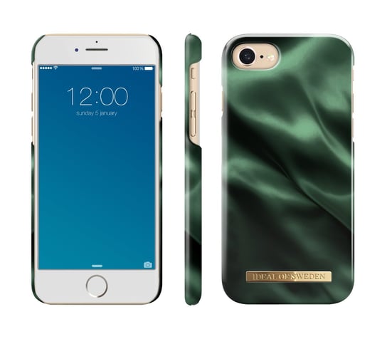 Etui ochronne na Apple iPhone 6/6s/7/8 IDEAL OF SWEDEN Emerald Satin iDeal of Sweden
