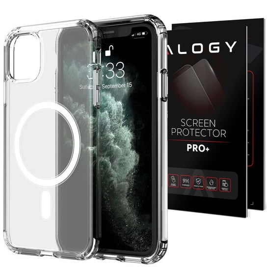 Etui ochronne na telefon Alogy MagSafe Clear Case do Apple iPhone 11 Pro Przezroczyste + Szkło Alogy