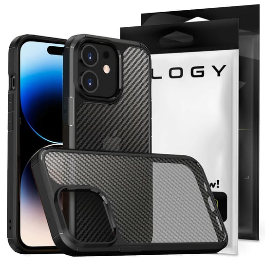 Etui ochronne na telefon Alogy Techsuit CarbonFuse obudowa do Apple iPhone 12/12 Pro Black Alogy