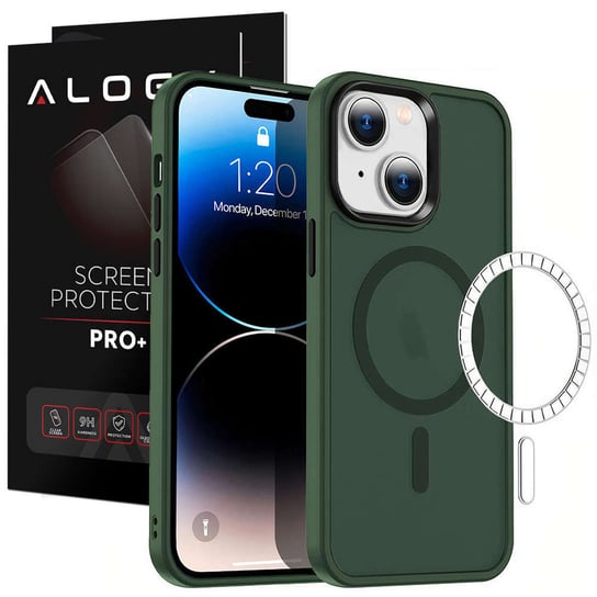 Etui ochronne na telefon MagMat Case do MagSafe do Apple iPhone 13 Mini Matte Green + Szkło 4kom.pl