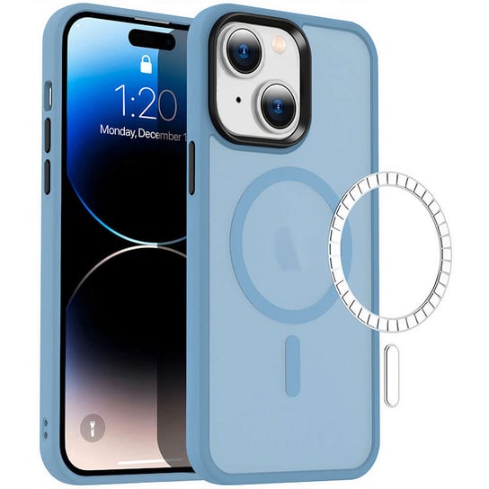 Etui ochronne na telefon MagMat Case do MagSafe do Apple iPhone 14 Matte Sierra Blue MagSafe