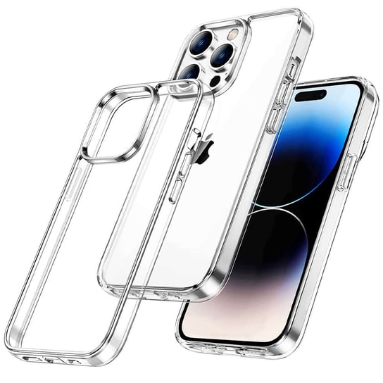 Etui ochronne obudowa Alogy Hybrid Case do Apple iPhone 14 Pro Max Przezroczyste + 3x szkło na ekran + 1x szkło na obiektyw Alogy