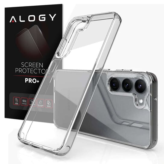 Etui ochronne obudowa Alogy Hybrid Clear Case do Samsung Galaxy S23 Przezroczyste + Szkło Alogy