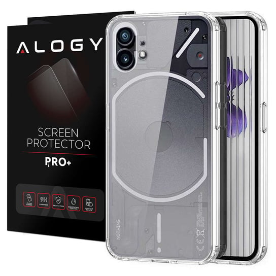 Etui ochronne obudowa pokrowiec Alogy Hybrid Clear Case do Nothing Phone 1 Przezroczyste + Szkło Alogy