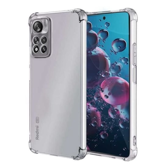 Etui ochronne Ociodual TPU ze wzmocnionymi narożnikami do Xiaomi Redmi Note 11S 5G, przezroczysty zderzak OCIODUAL