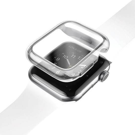 Etui ochronne UNIQ Garde Apple Watch Series 5/4 44MM, przezroczysty UNIQ