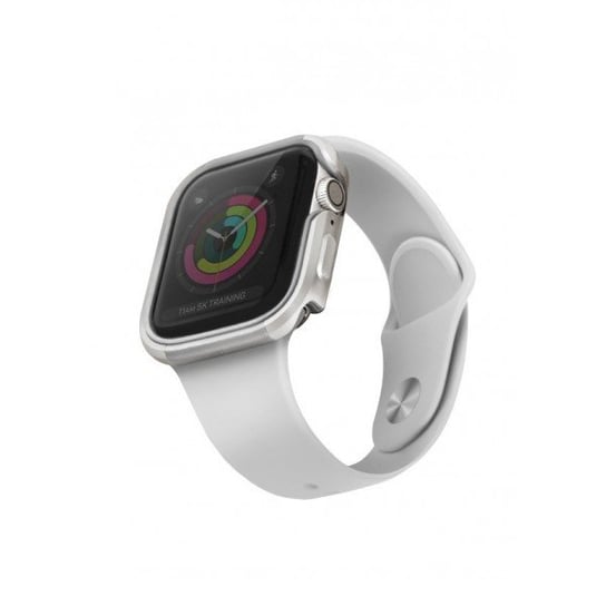 Etui ochronne UNIQ Valencia Apple Watch Series 5/ 4 40MM, srebrny UNIQ