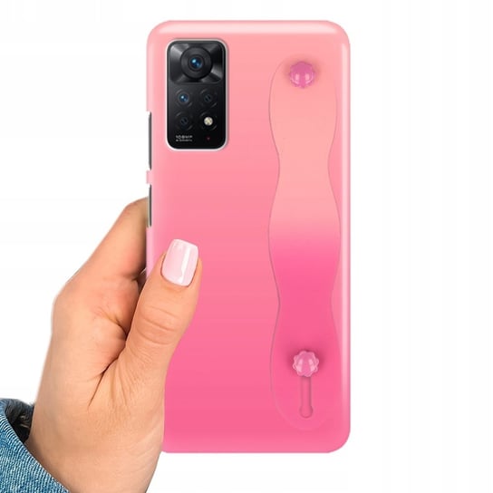 Etui OMBRE PASEK do XIAOMI REDMI NOTE 11 PRO 5G Case Obudowa Uchwyt Różowy Funnycase