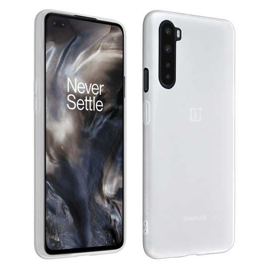 Etui OnePlus Nord Miękkie Silikonowe Ochronne Ultracienkie Białe Avizar