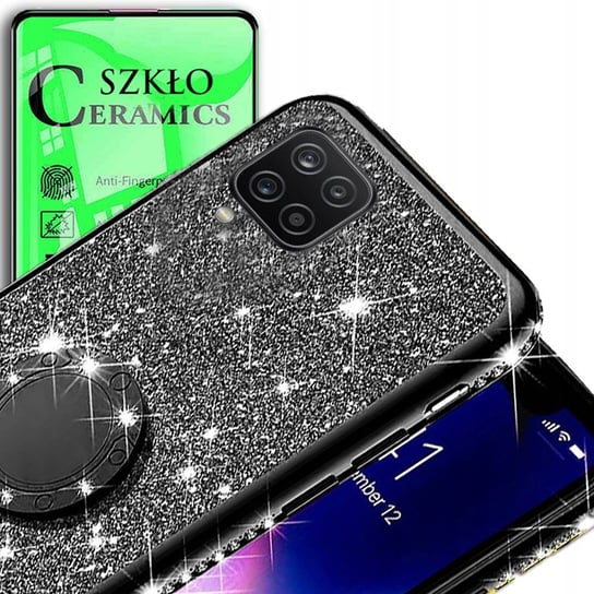 Etui OXYGEN BlinG do Samsung A12 + szkło CERAMIC OXYGEN