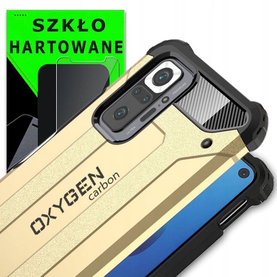 Etui OXYGEN CR do Redmi NOTE 10 PRO + szkło 9H OXYGEN