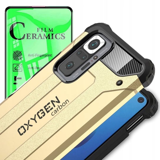 Etui OXYGEN CR do Redmi NOTE 10 PRO +szkło CERAMIC OXYGEN