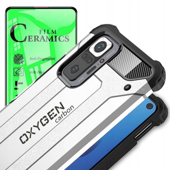 Etui OXYGEN CR do Redmi NOTE 10 PRO +szkło CERAMIC OXYGEN