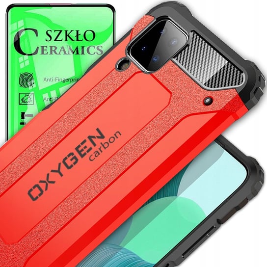 Etui OXYGEN CR do Samsung A12 + szkło CERAMICZNE OXYGEN