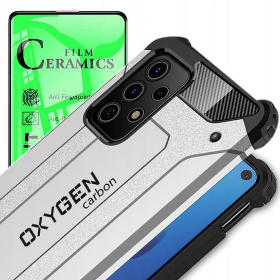 Etui OXYGEN CR do Samsung A52 + szkło CERAMICZNE OXYGEN