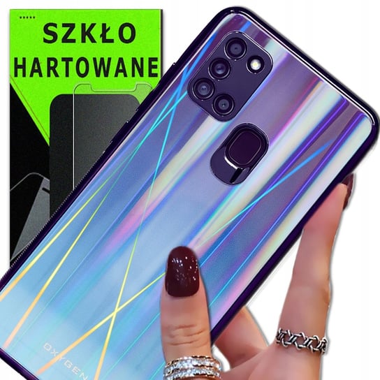 Etui OXYGEN GLASO do Samsung A21s + szkło 9H OXYGEN