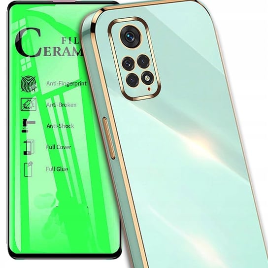 Etui OXYGEN GLOW do Redmi Note 11 +szkło Ceramiczn OXYGEN