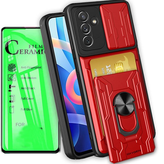 Etui OXYGEN MC do Samsung M52 + szkło Ceramiczne OXYGEN