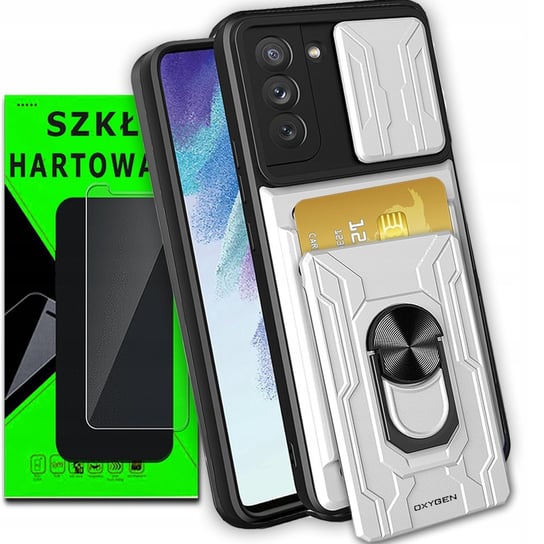 Etui OXYGEN MC do Samsung S21 FE + szkło hartowane OXYGEN