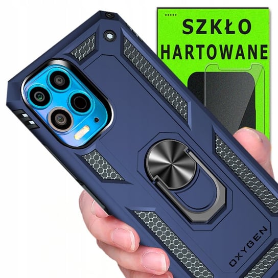 Etui OXYGEN MR do Motorola MOTO G100 + szkło 9H OXYGEN