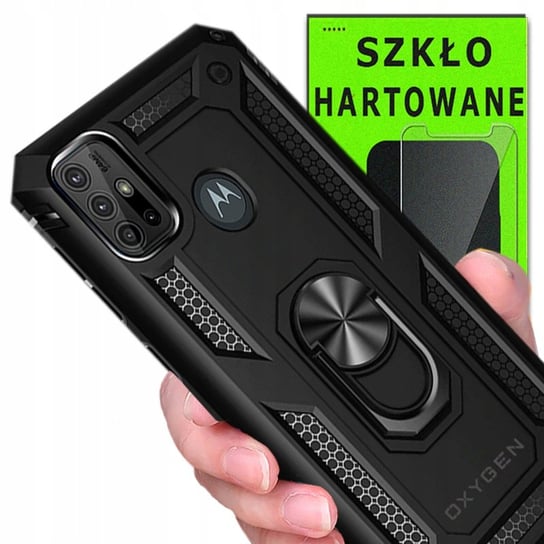 Etui OXYGEN MR do Motorola MOTO G30 + szkło 9H OXYGEN