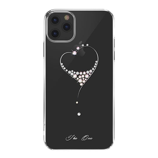 Etui ozdobione oryginalnymi Kryształami Swarovskiego, iPhone 11 Pro Max, srebrny Kingxbar