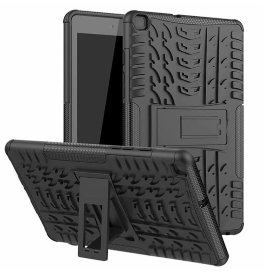 Etui pancerne Armoured do Samsung Galaxy Tab A7 T500/T505 10.4 (Czarne) - Czarny Strado