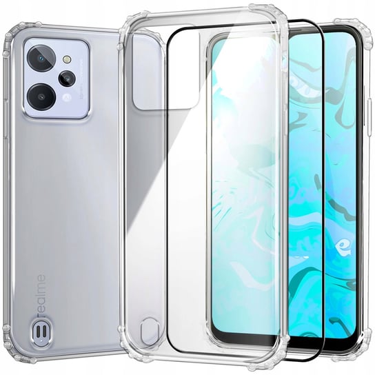 Etui Pancerne Do Xiaomi Redmi 9 | Case Silikon Gumowe Slim Shock + Szkło 9H Xiaomi