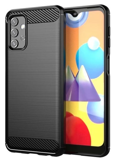 Etui Pancerne Karbon Samsung Galaxy A52 5G Czarny Bestphone