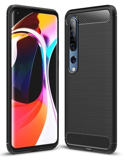 Etui Pancerne Karbon Xiaomi Mi 10 / Mi 10 Pro Czarny Bestphone