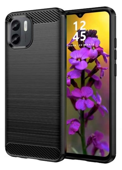 Etui Pancerne KARBON Xiaomi Redmi A1 czarny Bestphone