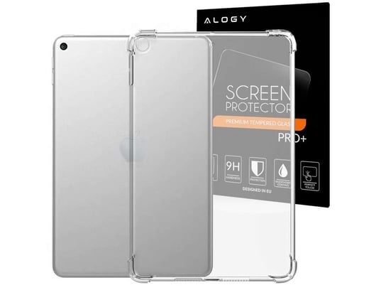 Etui pancerne ShockProof Alogy Case do Apple iPad 10.2 2019/2020/2021 clear + Szkło Alogy Apple