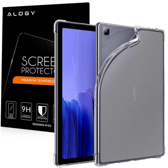 Etui pancerne ShockProof Alogy Case do Samsung Galaxy Tab A7 10.4 T500/ T505 Clear + Szkło Alogy