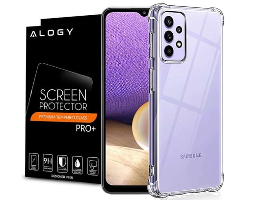 Etui pancerne ShockProof Alogy do Samsung Galaxy A52/ A52 5G Przezroczyste + Szkło Samsung