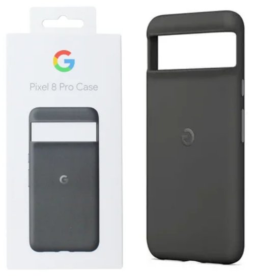 Etui Plastikowe Google Pixel 8 Pro Grafitowe Charcoal Plecki Google