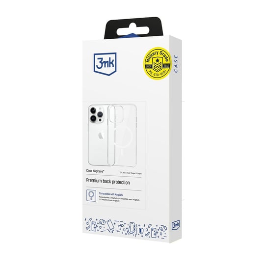 Etui plecki cover z MagSafe na Samsung Galaxy S24 Ultra - 3mk Clear MagCase 3MK