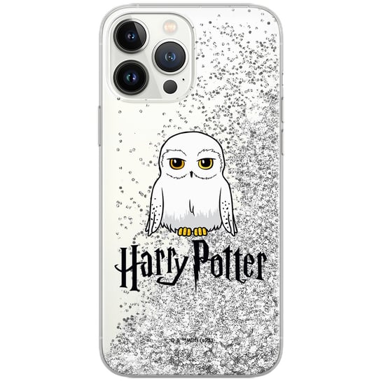 Etui płynny brokat do Apple IPHONE 13 Harry Potter: Harry Potter 070 oryginalne i oficjalnie licencjonowane, Srebrny Inna marka