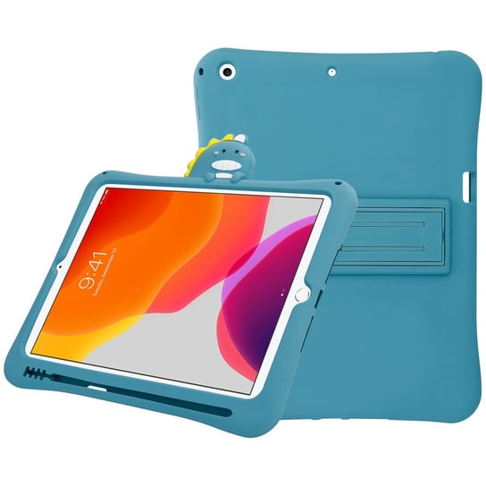 Etui Pokrowiec Do Apple iPad 7 / 8 (10.2 cala) w Dinozaur No. 5 Obudowa Case Cover Tablet Ochronny dzieci Cadorabo Cadorabo