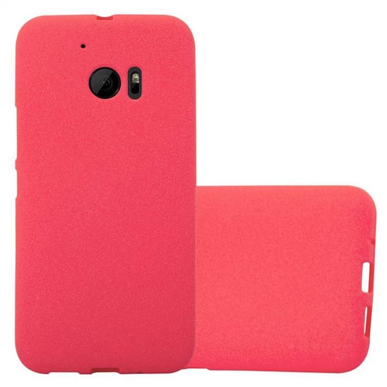 Etui Pokrowiec Do HTC ONE M10 Obudowa w FROST CZERWONY TPU Silikon Case Cover Ochronny Plecki Cadorabo Cadorabo