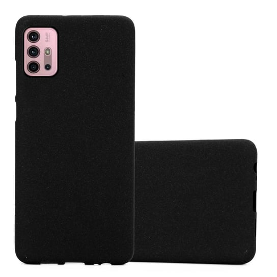 Etui Pokrowiec Do Motorola MOTO G10 / G30 Obudowa w FROST CZARNY TPU Silikon Case Cover Ochronny Plecki Cadorabo Cadorabo