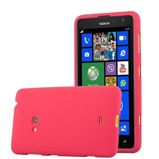 Etui Pokrowiec Do Nokia Lumia 625 Obudowa w FROST CZERWONY TPU Silikon Case Cover Ochronny Plecki Cadorabo Cadorabo