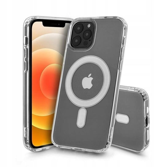 Etui Pokrowiec Obudowa Futerał Case Guma Do Apple Iphone 15 Pro Max Magsilicone Protect Bezbarwne GSM-HURT