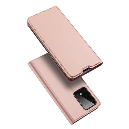 Etui pokrowiec z klapką, Samsung Galaxy S20 Ultra, różowy Dux Ducis