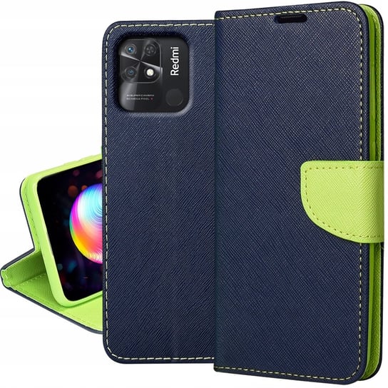 Etui Portfel Case Fancy +Szkło Do Xiaomi Redmi 10C Inna marka