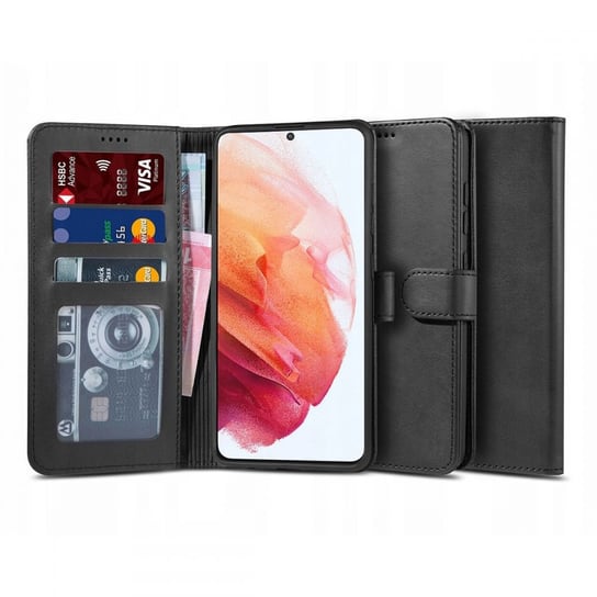 Etui Portfel Wallet "2" do Samsung Galaxy S21 Czarny TECH-PROTECT