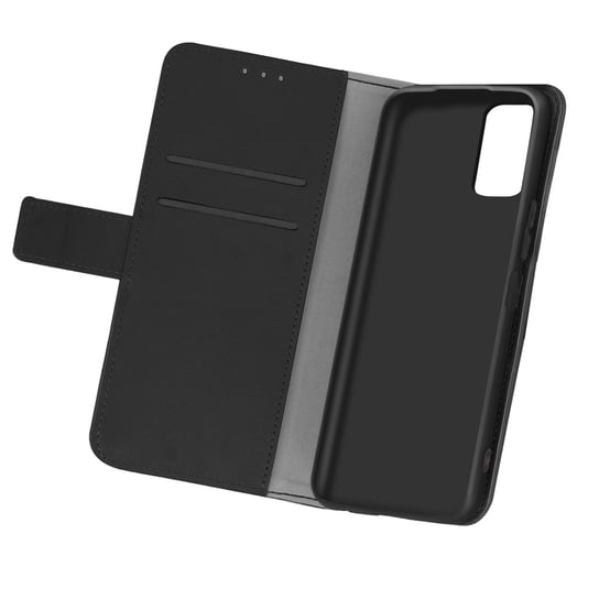 Etui-portfel z klapką, etui slim Xiaomi Poco M3 / Redmi 9T , silikonowa obudowa – czarna Avizar