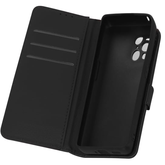 Etui-portfel z klapką, wąska obudowa Oppo Find X3 Pro , silikonowa obudowa – czarna Avizar