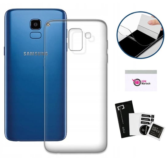 Etui Przezroczyste 1Mm Do Samsung Galaxy J6 2018 Obudowa + Folia Hydrożelowa MARTECH