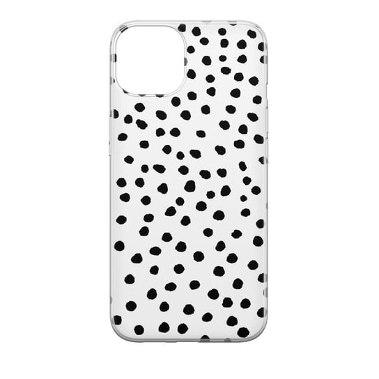 Etui przeźroczyste z nadrukiem Apple iPhone 14 Plus Kropki boho PieceofCase